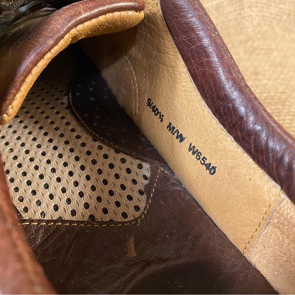 Born Women's Oxfords Ravine Leather Lace-Up Round Toe Shoes CD4 Brown Size 9 - Picture 8 of 10